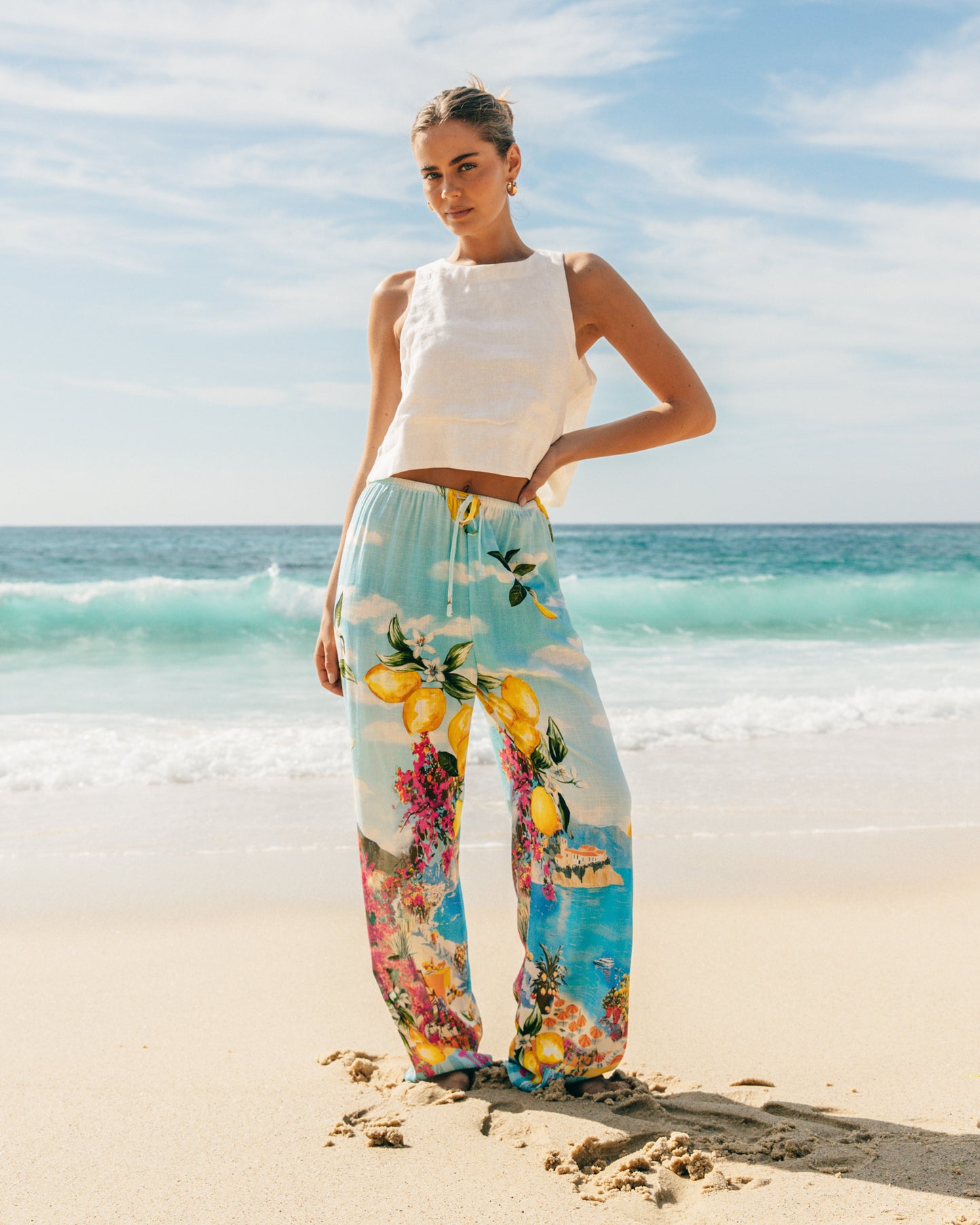 Limoncello Wide Leg Pant