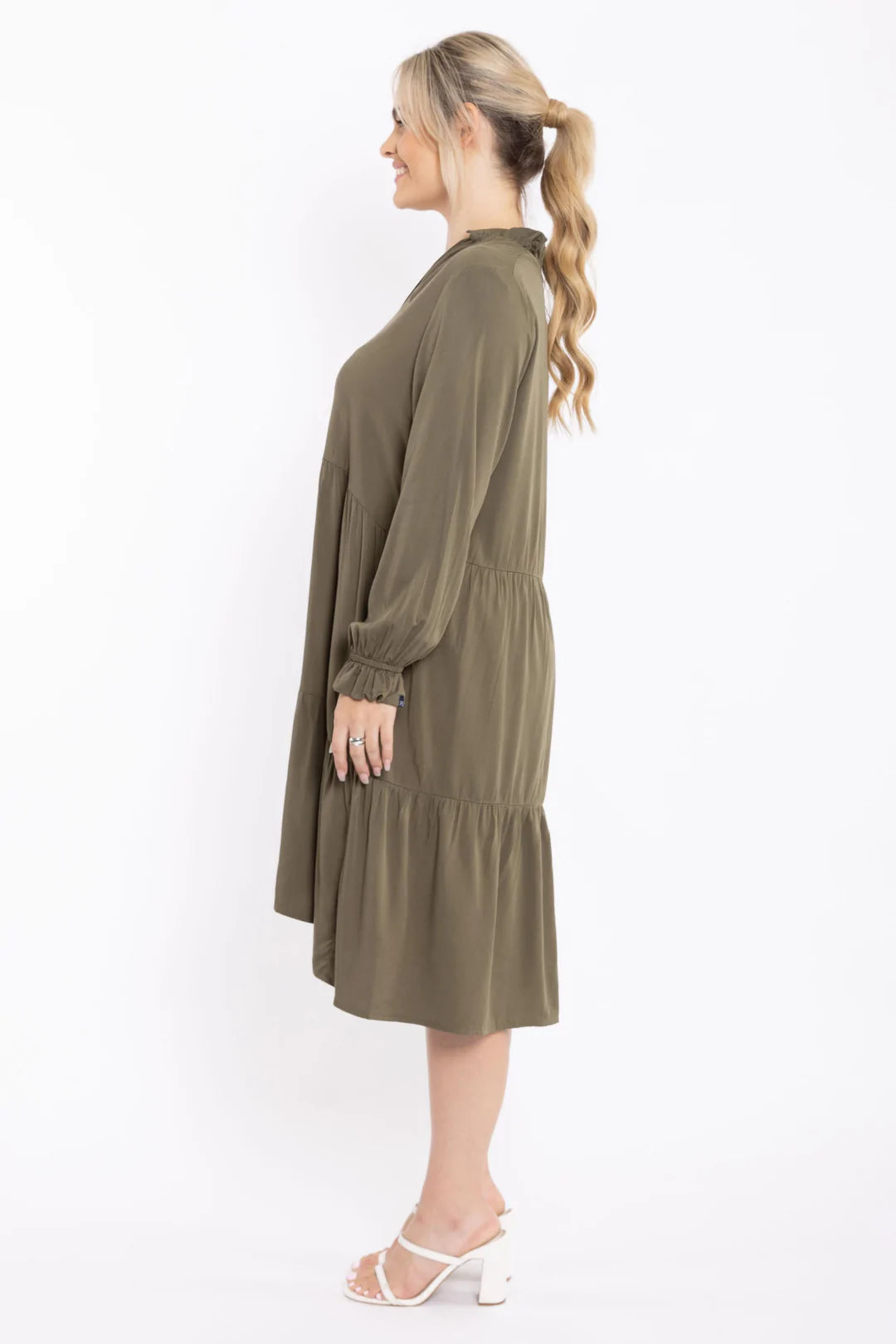 Capulet Dress I Khaki