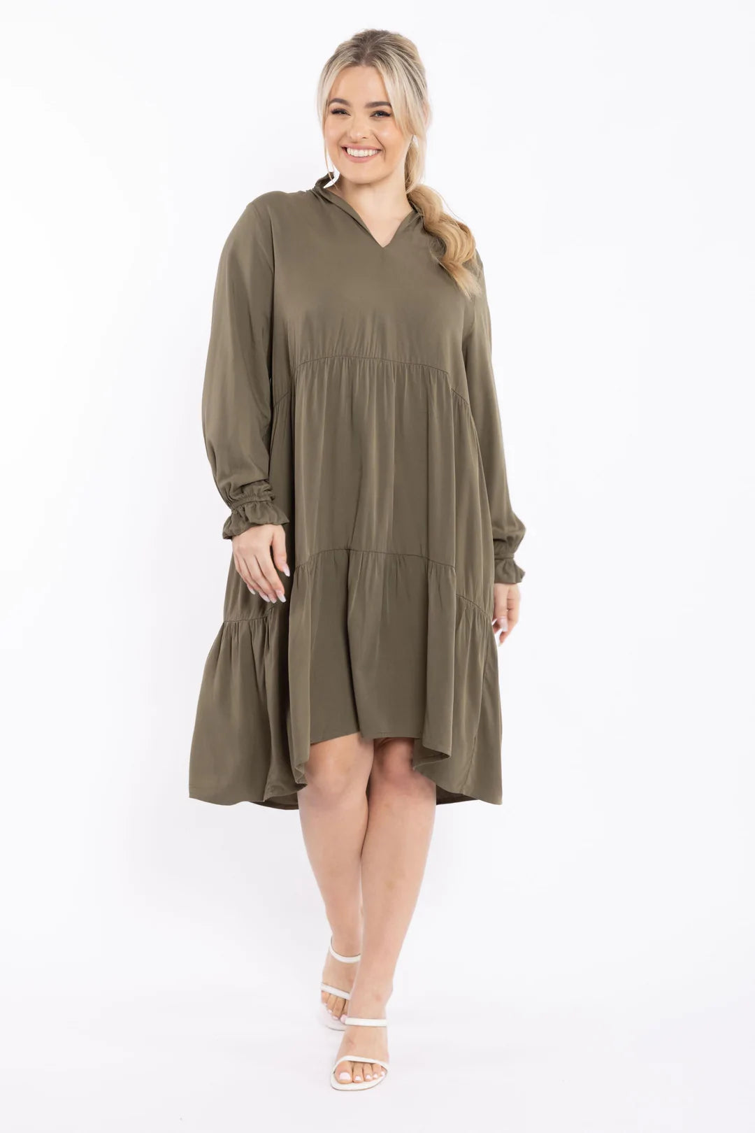 Capulet Dress I Khaki