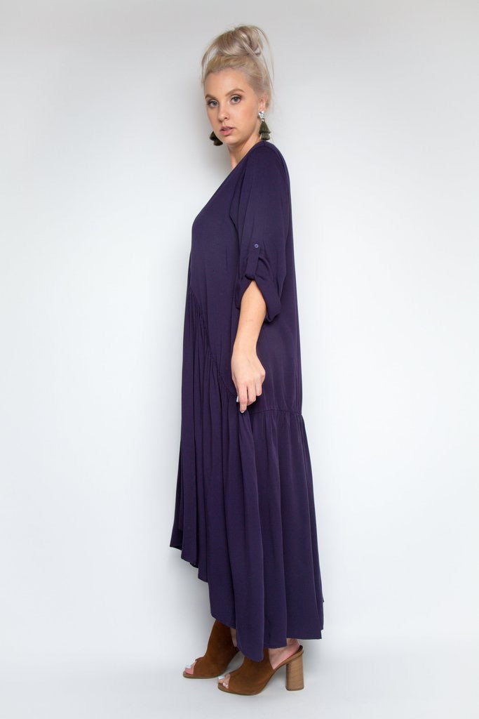 Peak Navy L/Sleeve Dress