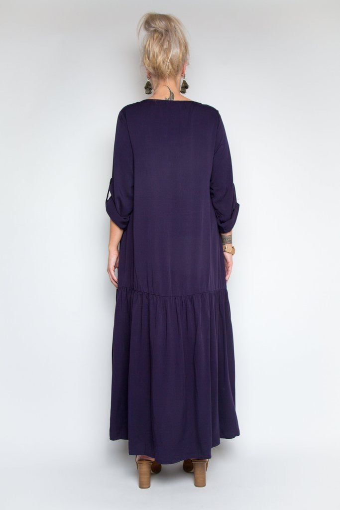 Peak Navy L/Sleeve Dress