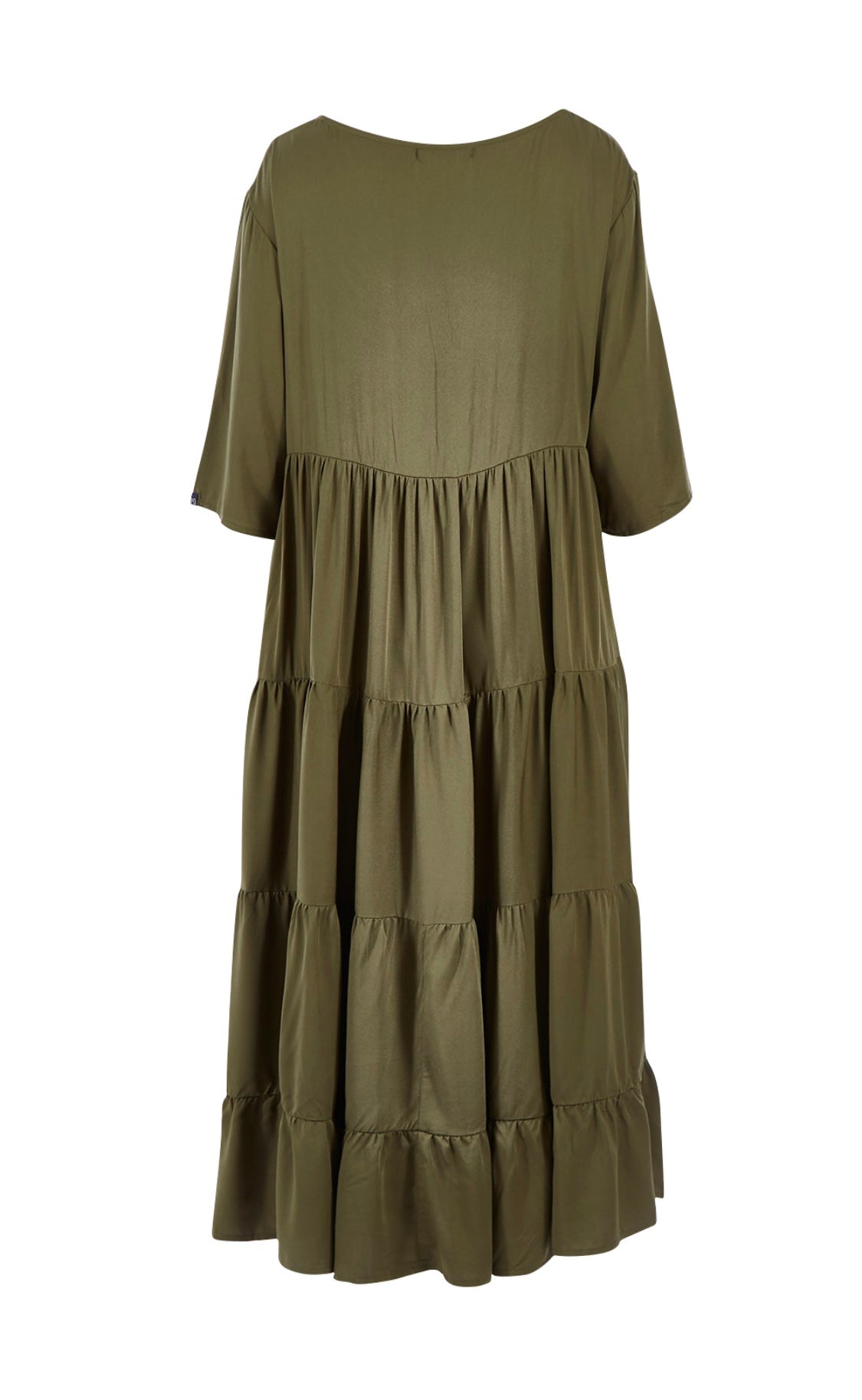 Ruffle Dress I Khaki