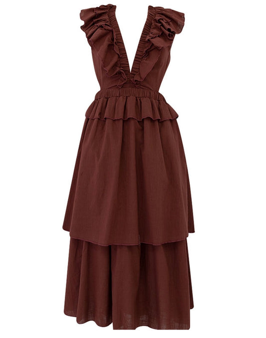 Fine Wine Midi Dress