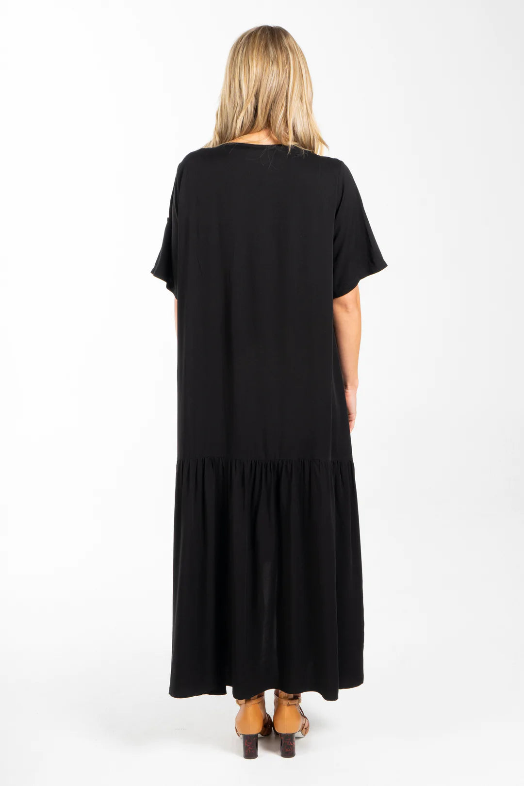 Peak Maxi Dress | Black