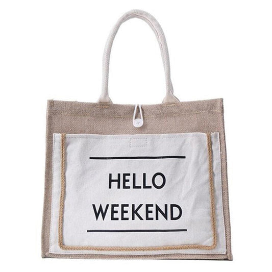 Hello Weekend Tote