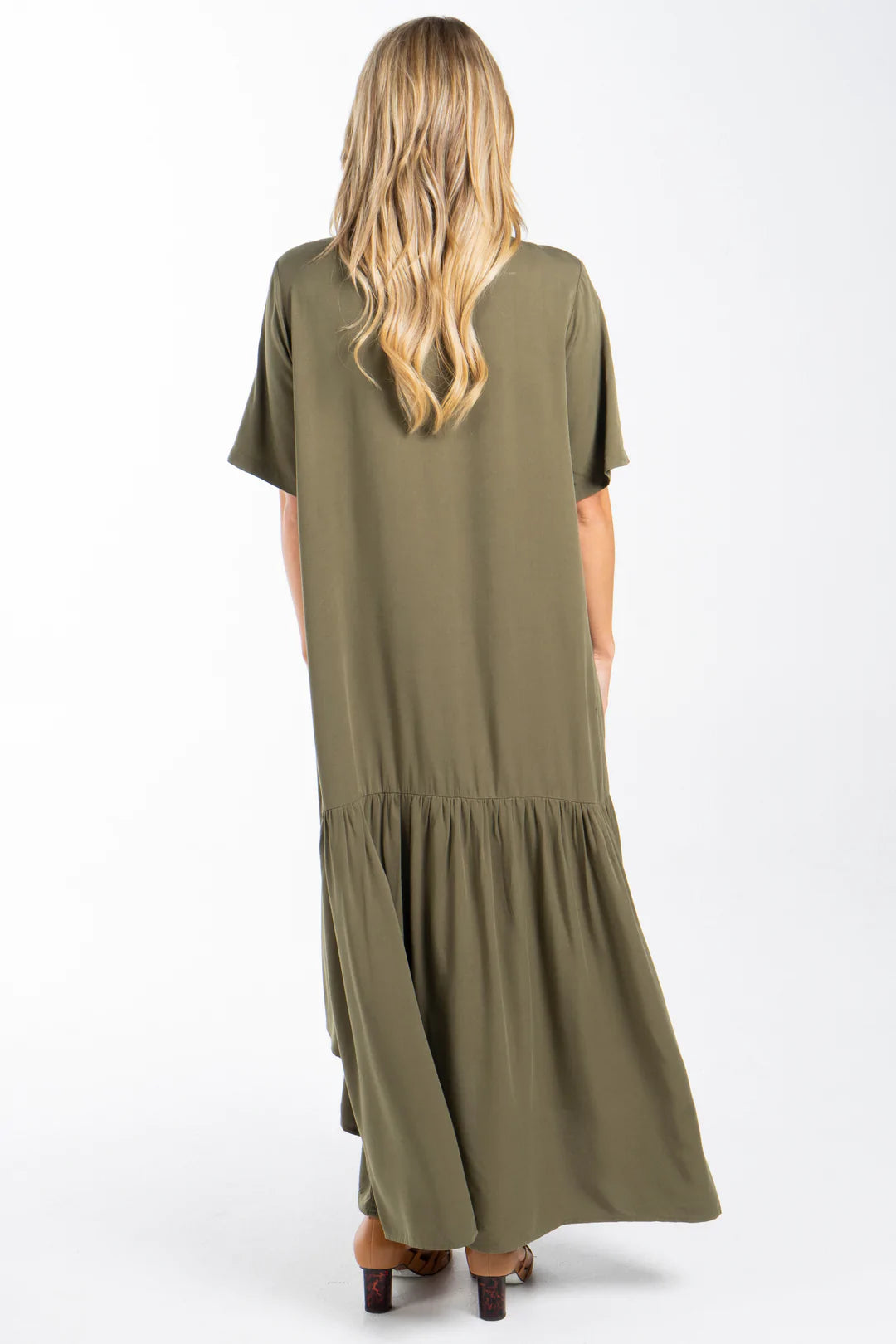 Peak Maxi Dress | Khaki