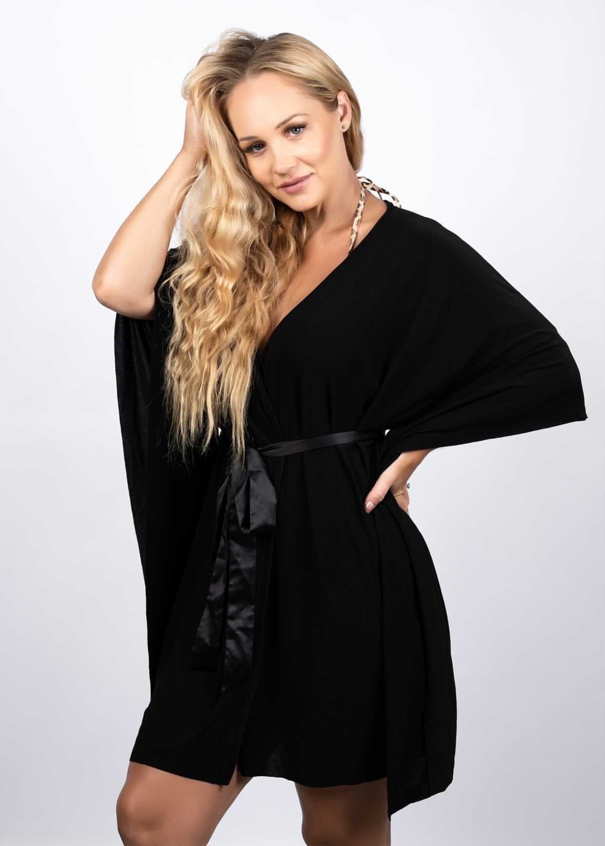 Black Tanning Robe